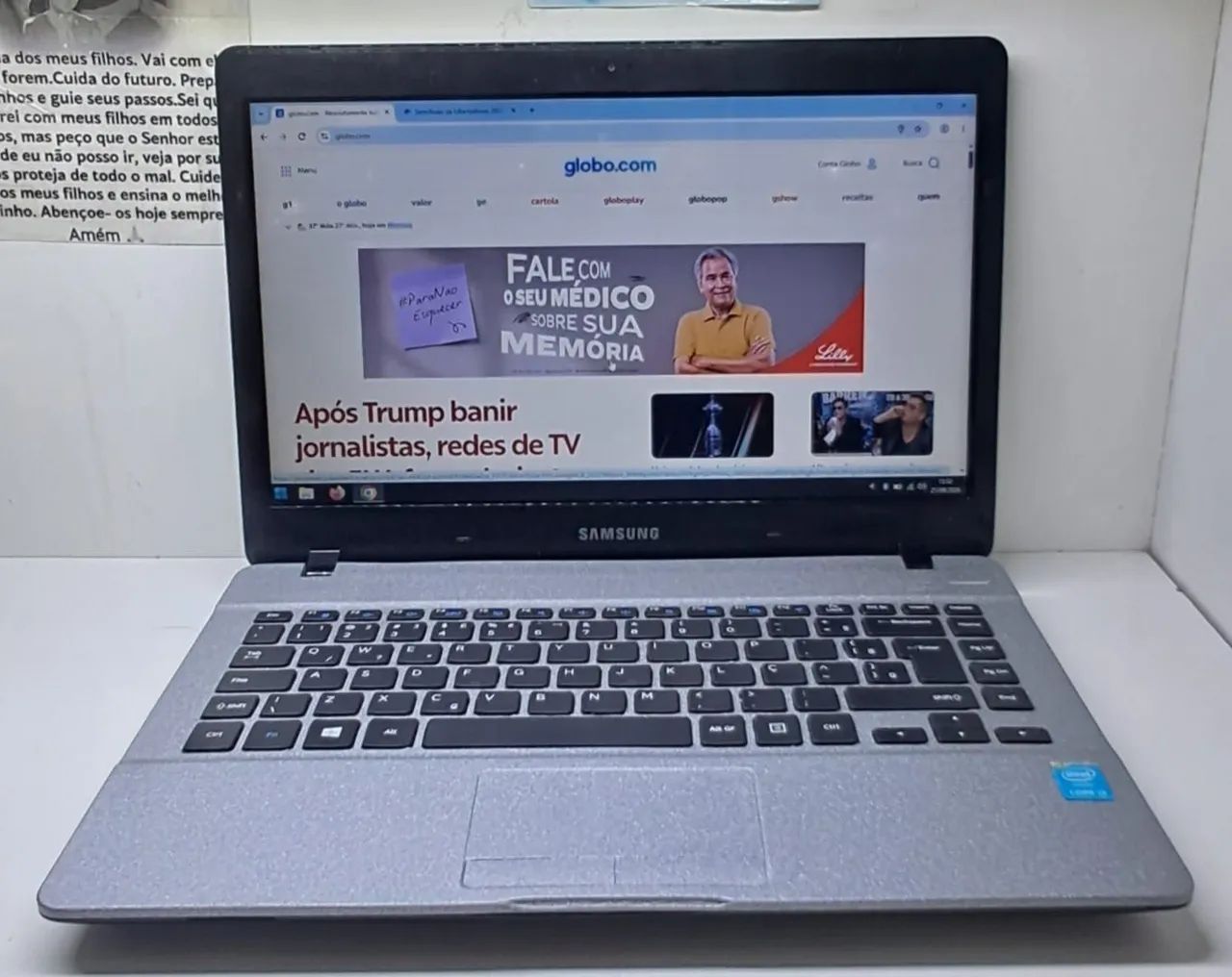 Notebook samsung intel core i3 500GB de HD 4GB de memória ram Windows 10 64bits!! - Foto 2