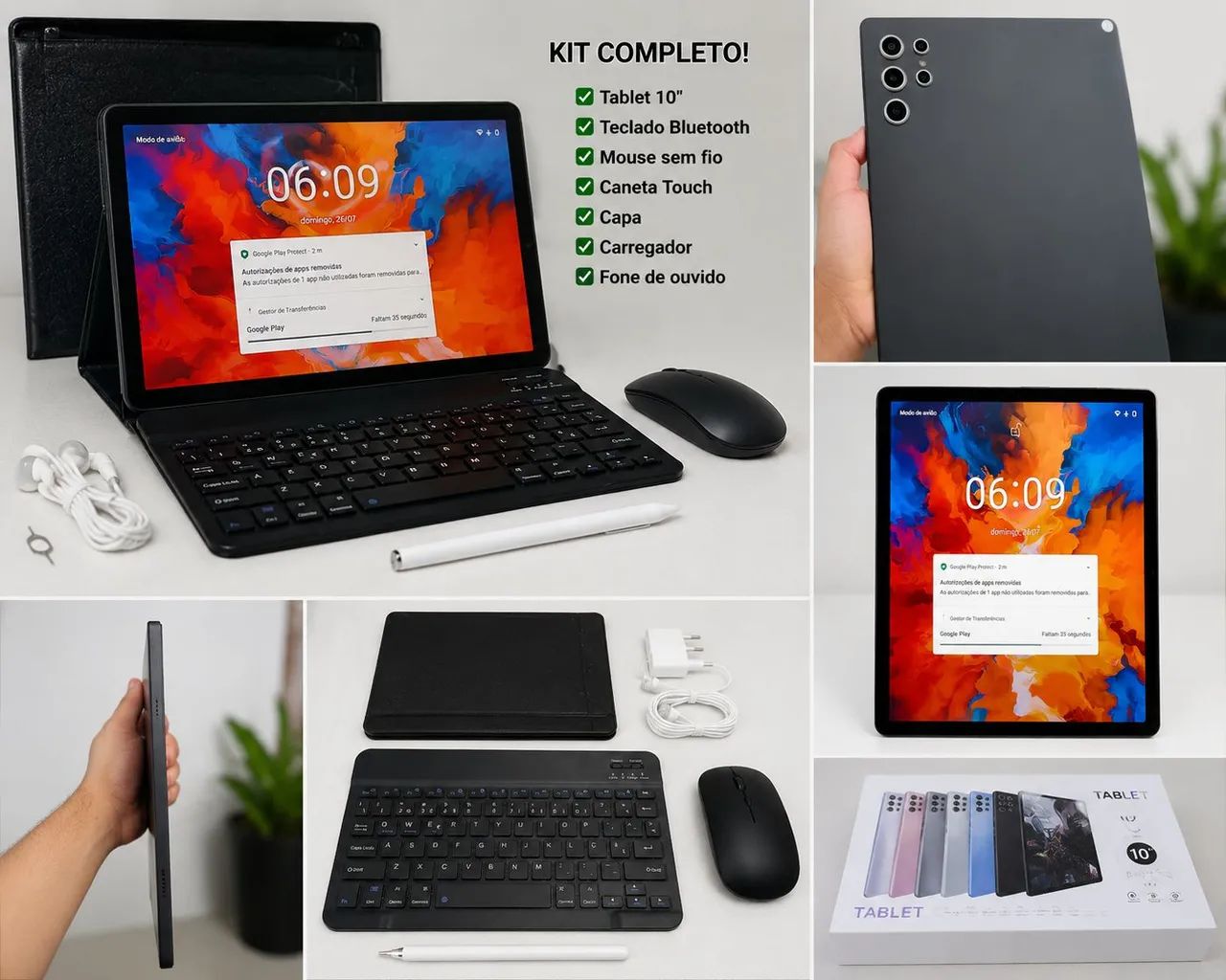 Tablet Android 10 Polegadas - Kit Completo