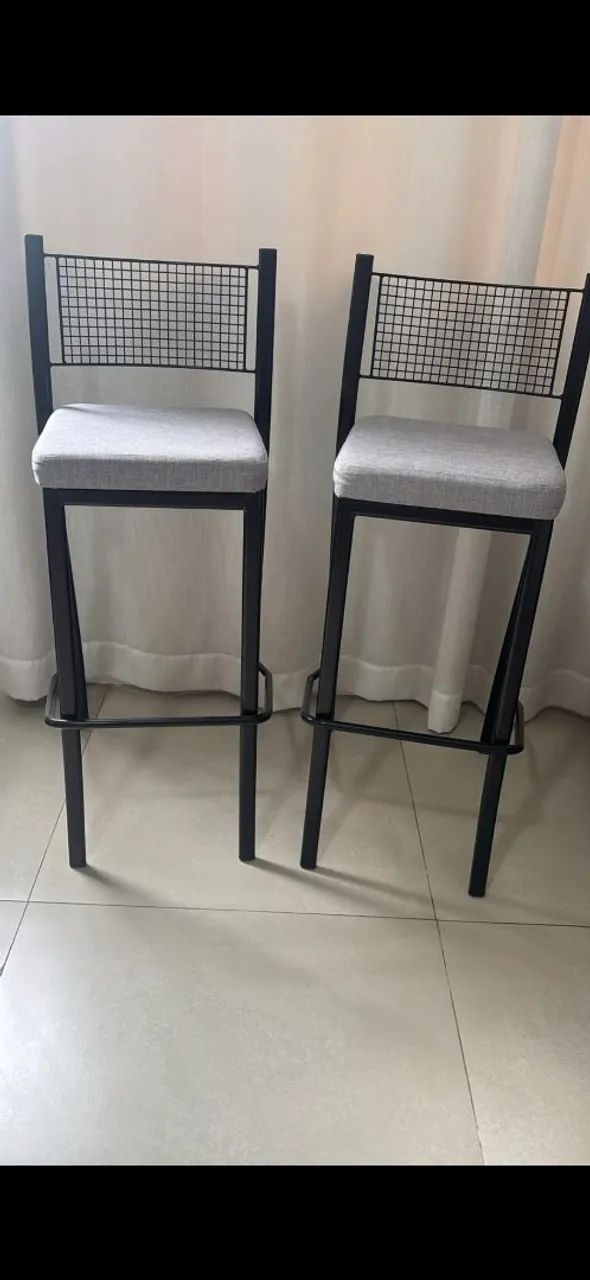 2 BANQUETAS EM AÇO , SEMI NOVA - Foto 2