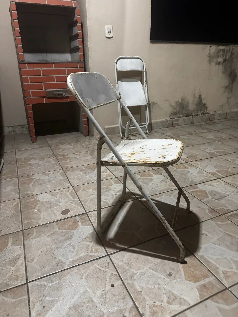 Cadeira dobrável Aço, 15 cadeiras