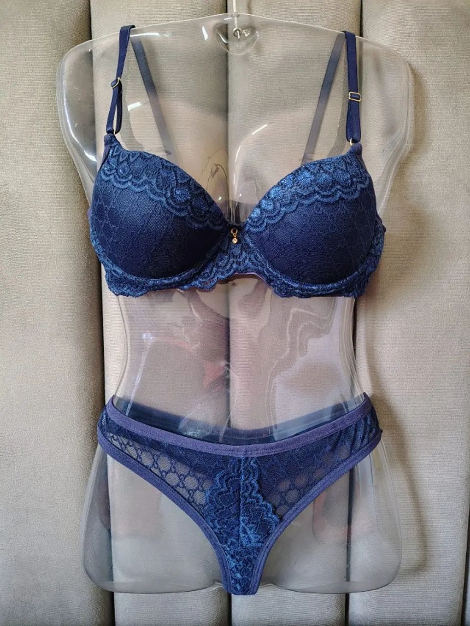 Conjunto Renda Azul