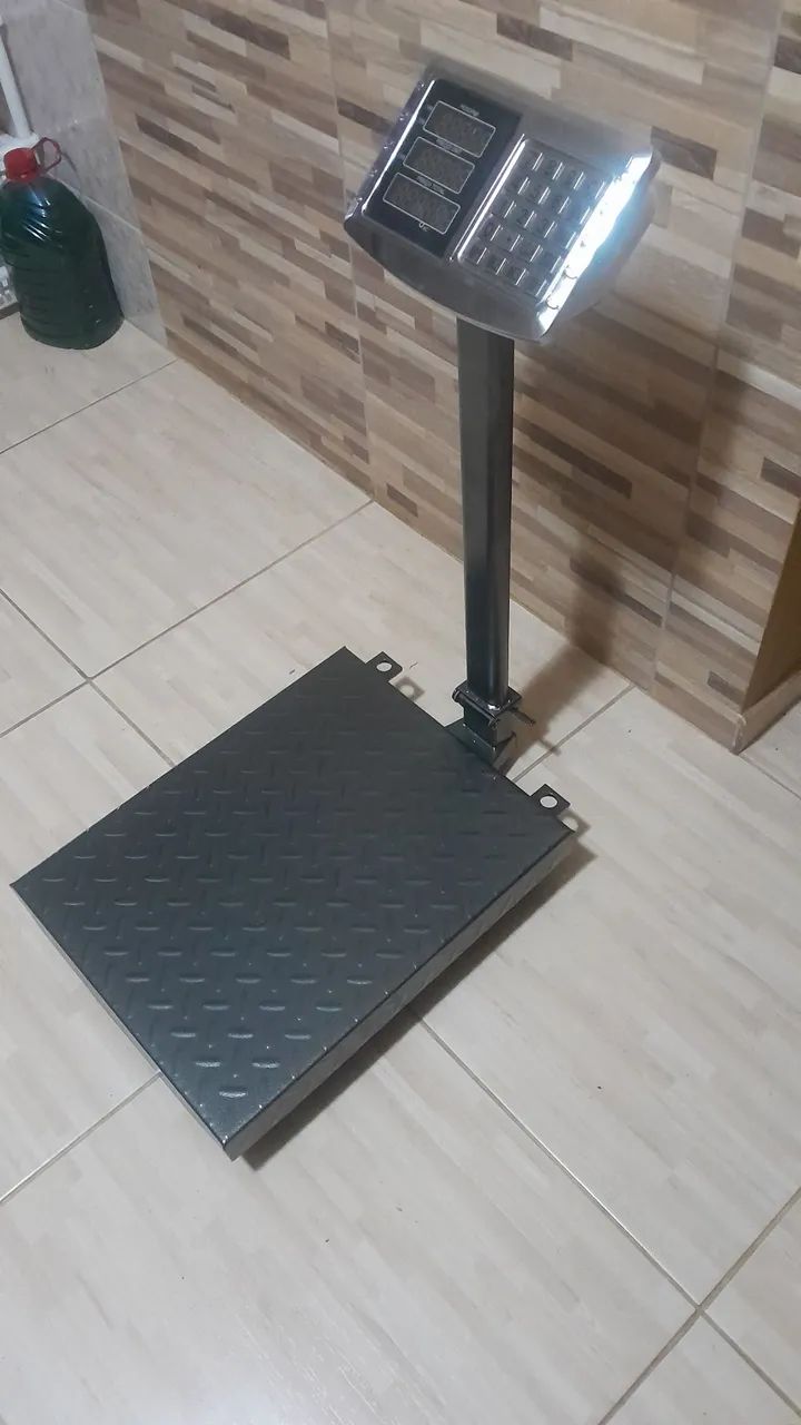 Balança plataforma 300kg nova  - Foto 4