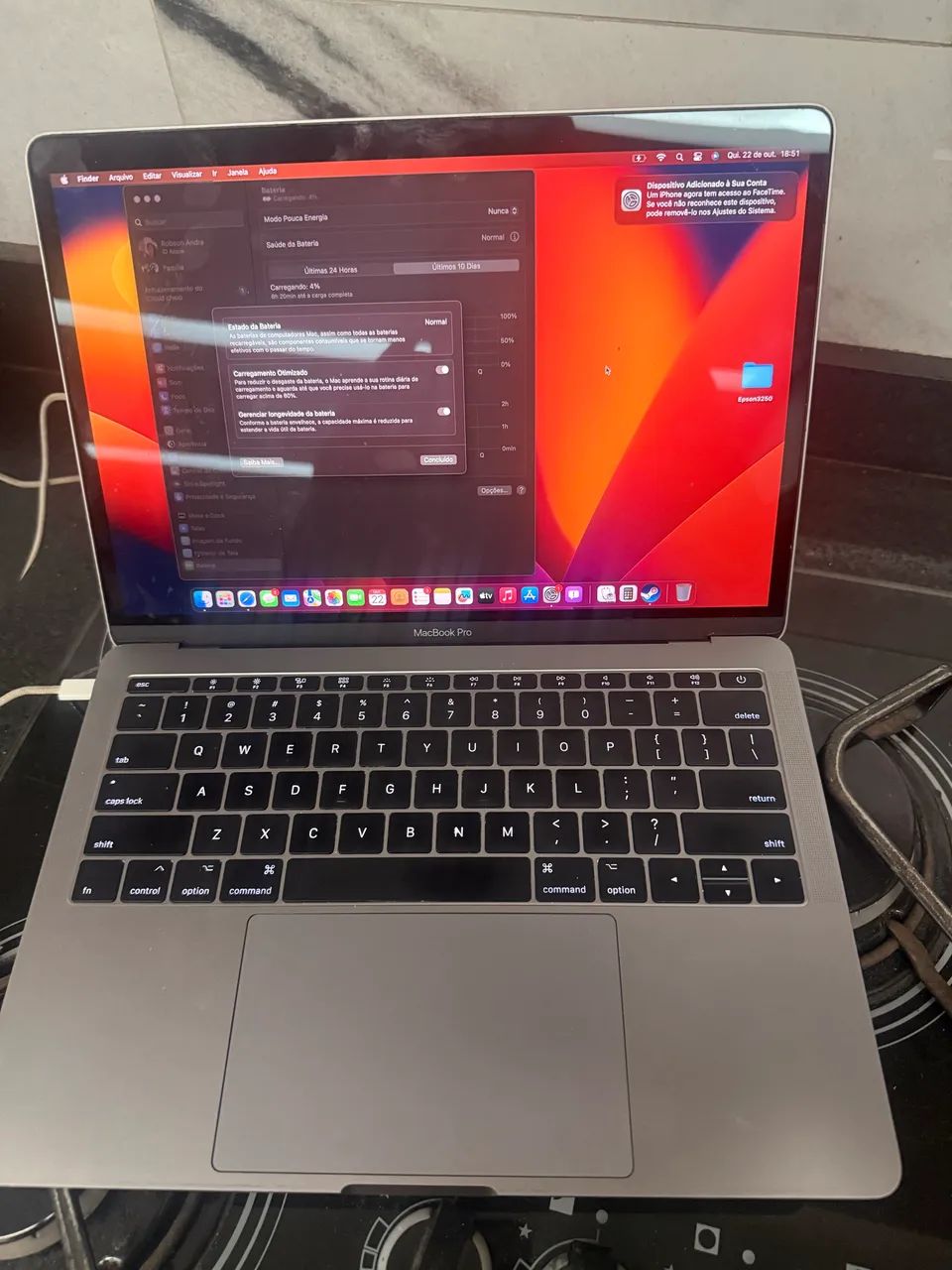 MacBook Pro 2017 i7 256GB