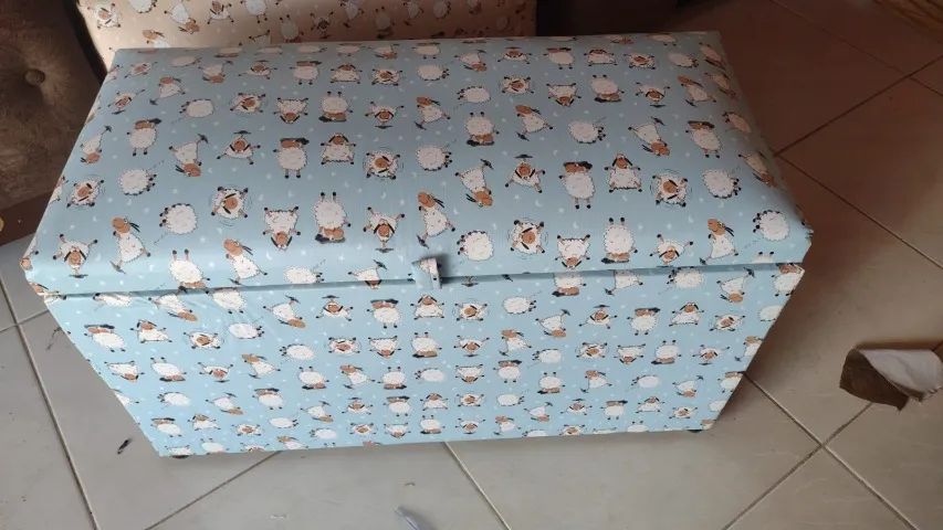 Lindos Baús Estofados ? - Perfeitos para Guardar e Decorar! - Foto 3