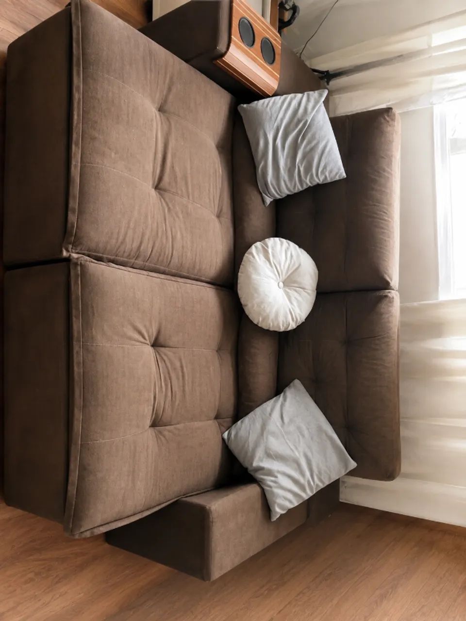 Suede Velut c/ Molas no Assento - King House 