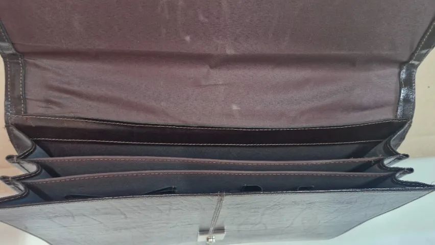 Bolsa Pasta executiva social em couro - Foto 5