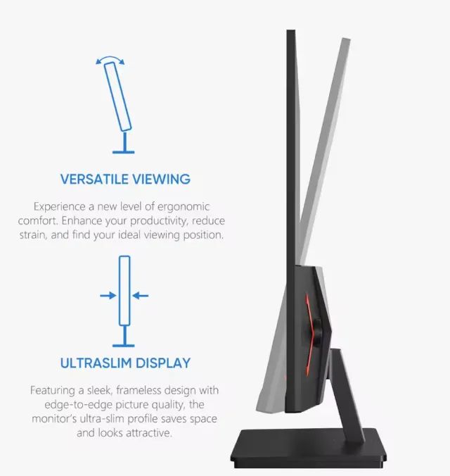 Monitor Gamer Arzopa 27 QHD 180Hz 1ms IPS FreeSync - Foto 5
