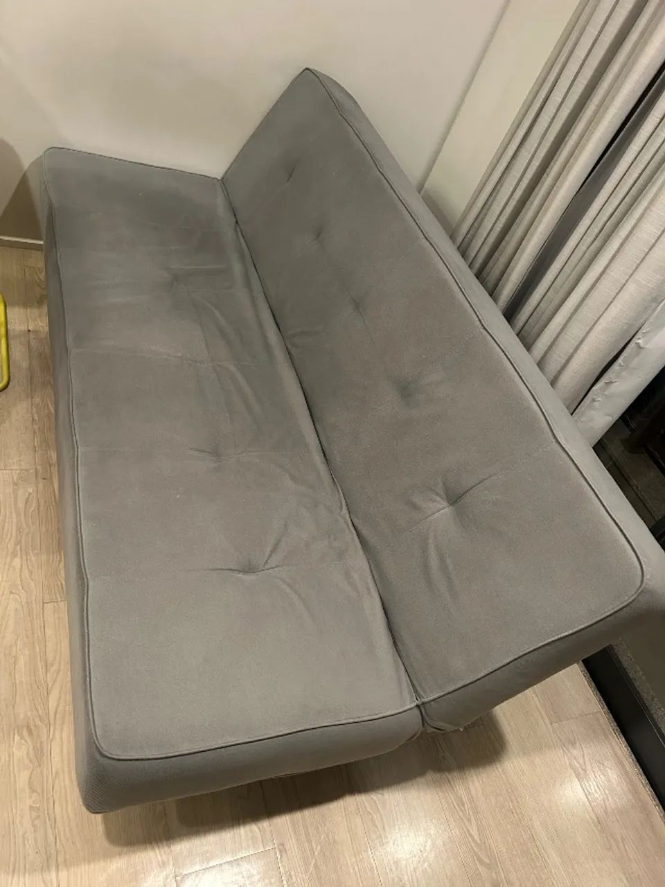 Sofá-cama cinza TOK STOK - Foto 2