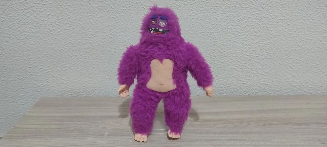 Boneco Monstro da Anuidade - Estrela - anos 90 - 20 cm