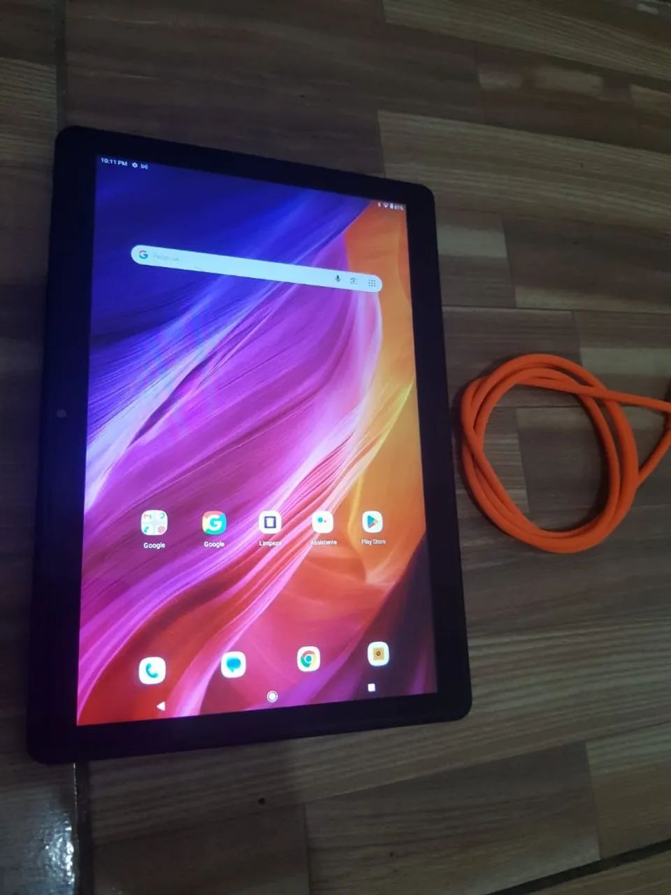 Tablet grandão 32 gigas + capa - Foto 3