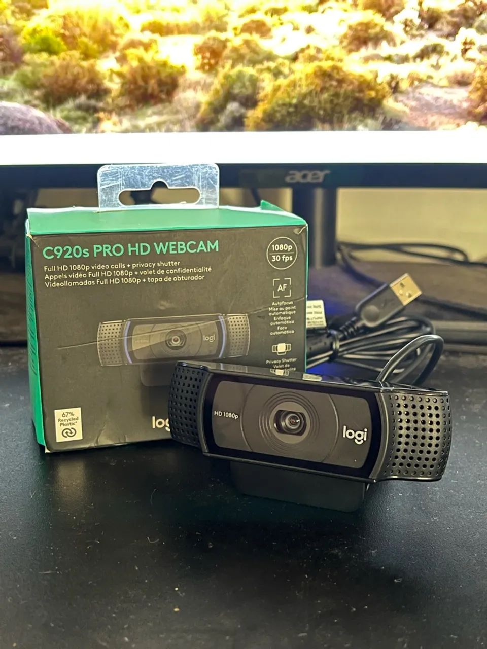 Webcam Logitech C920s Pro 1080p