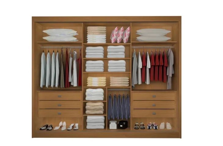 Guarda-Roupa Platinum 3 Portas de Correr Cinamomo com Off White - Foto 2