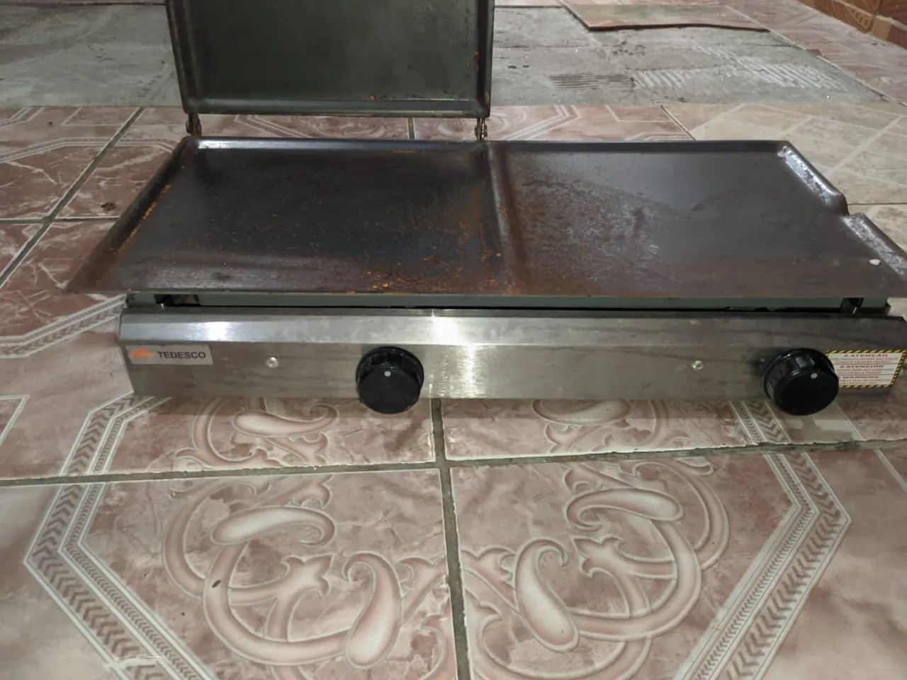 Chapa com dois queimadores  - Foto 2