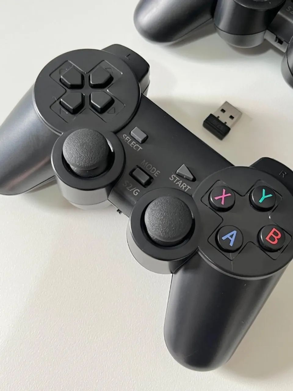 Kit 2 Controles Gamepad Wireless 2.4ghz Para Pc Android Smart Tv - Foto 2