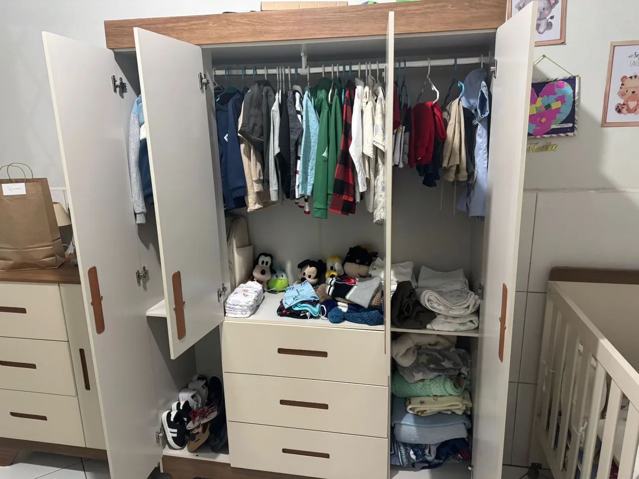 Kit berço/cômoda/guarda roupa  - Foto 3