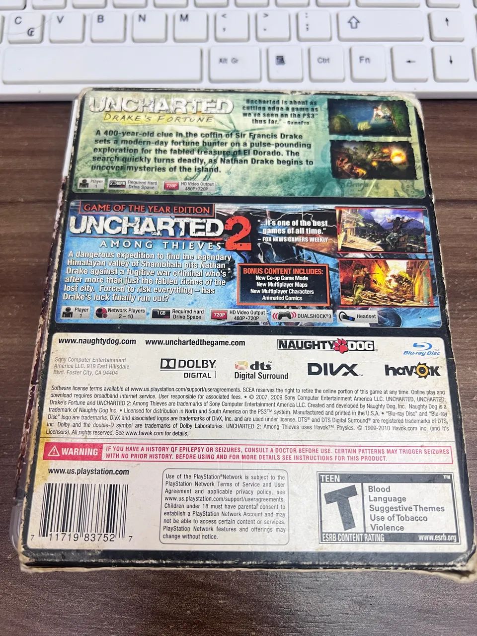 UNCHARTED DUAL PACK - PS3 - Foto 2
