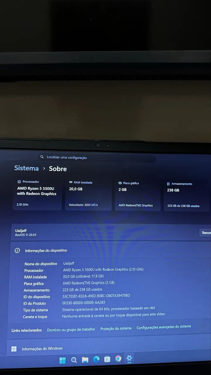 Notebook gamer 