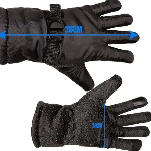 Luva forrada para frio intenso com função touch - Foto 4
