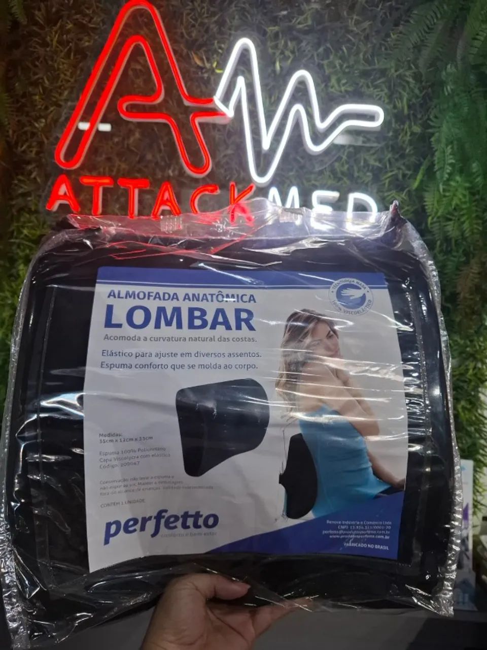 Almofada Anatômica Lombar - Perfetto