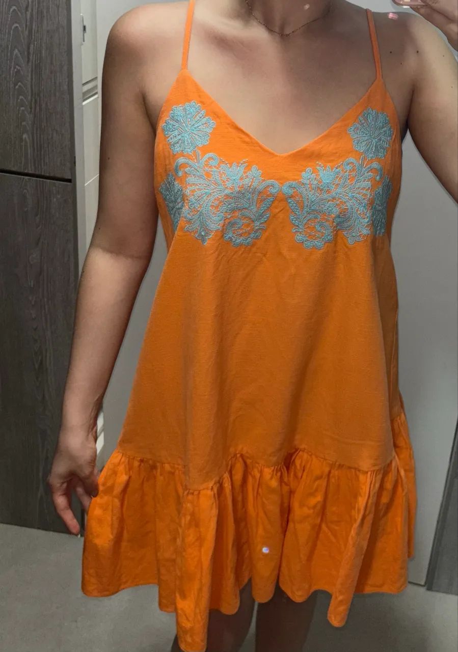 vestido laranja da AMARANTE - Tamanho P  - Foto 3