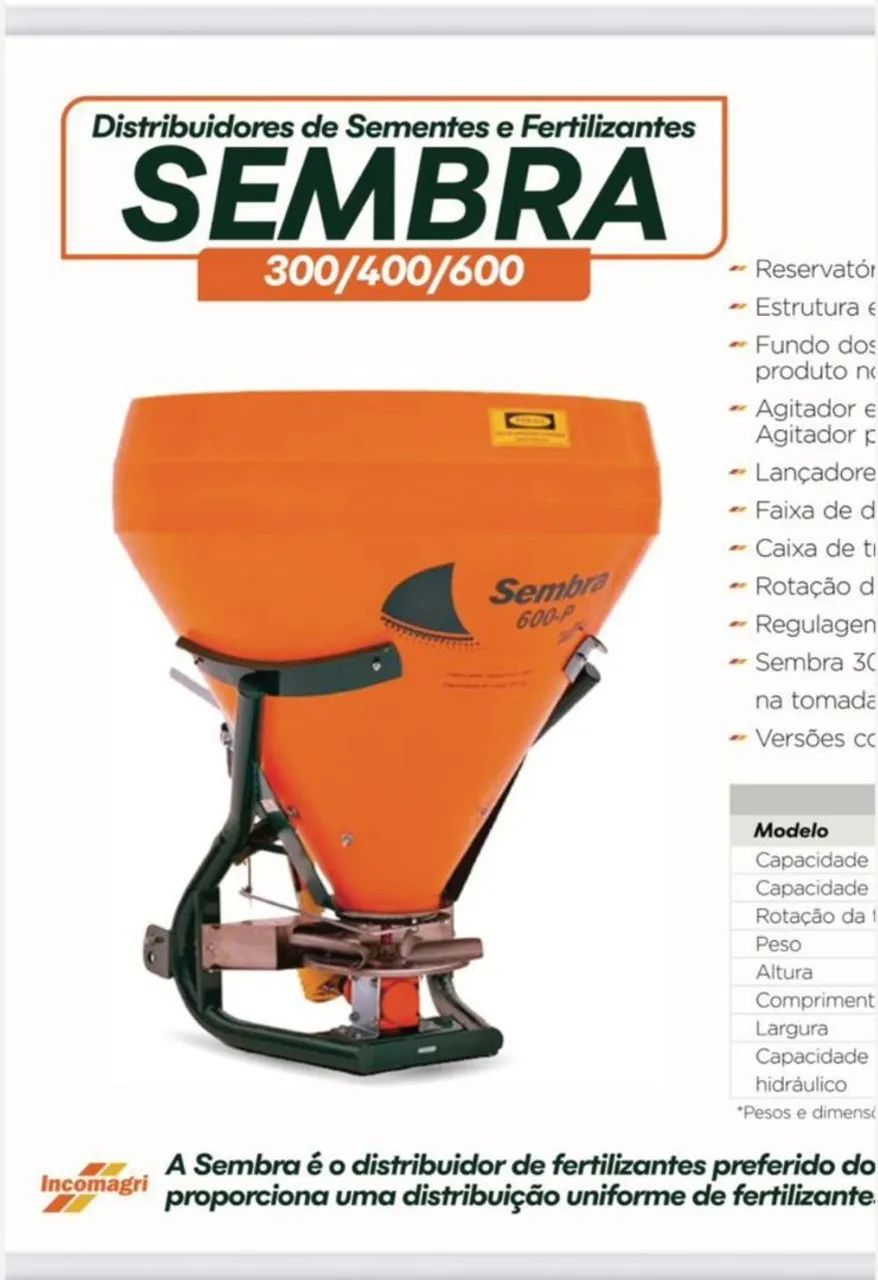 DISTRIBUIDOR DE SEMENTES