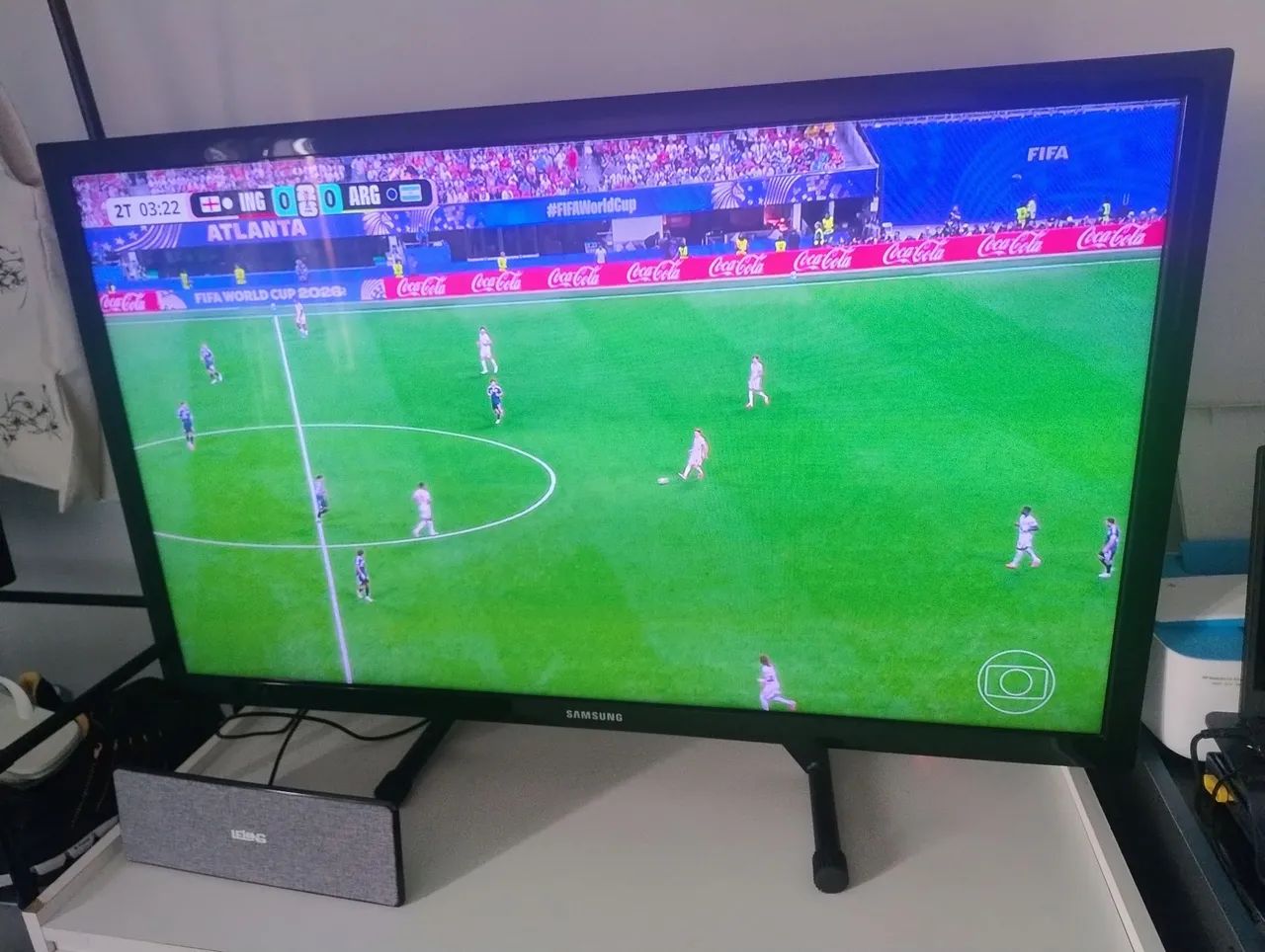 Tv 40 polegadas Samsung com Suporte, Escrivaninha + Antena Digital Amplificada - Foto 2