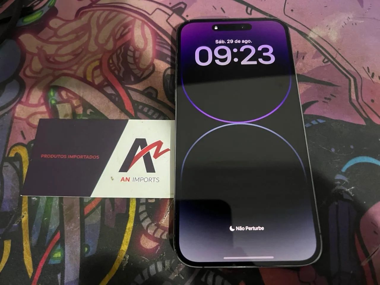iPhone 14 Pro Max 128gb purple aceito troca 
