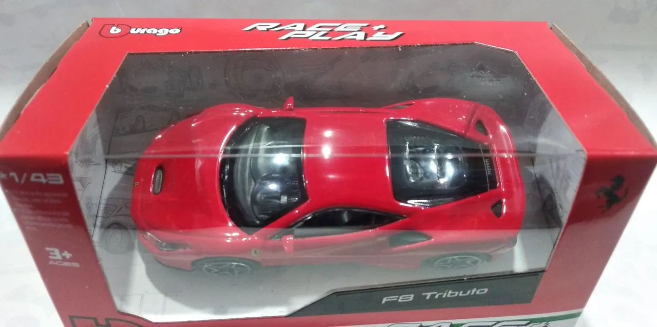 Miniatura Ferrari F8 Tributo 1:43 Bburago - Foto 4