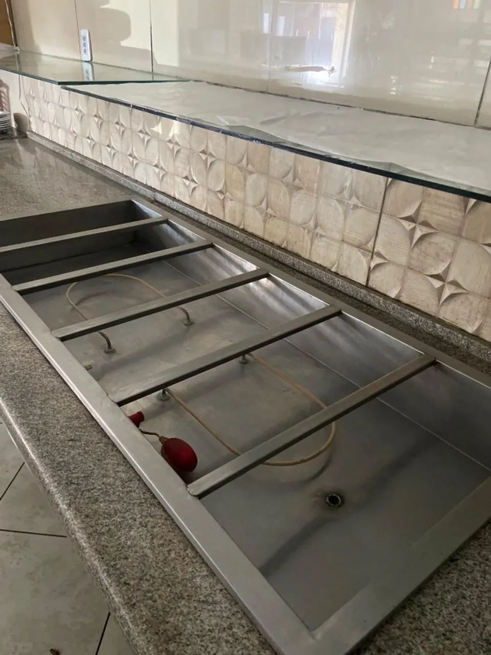 Balcão térmico de buffet self-service