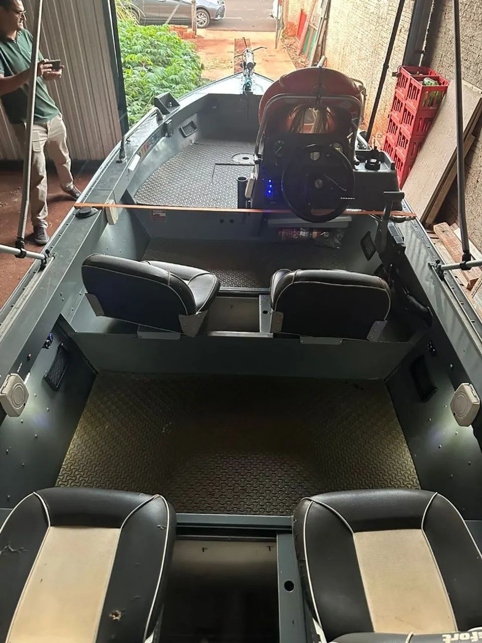 Lancha Levefort Marfim 5.5 Clx + Motor Yamaha 60 HP 4t + Carreta Rondon (Kit 2014) - Foto 7