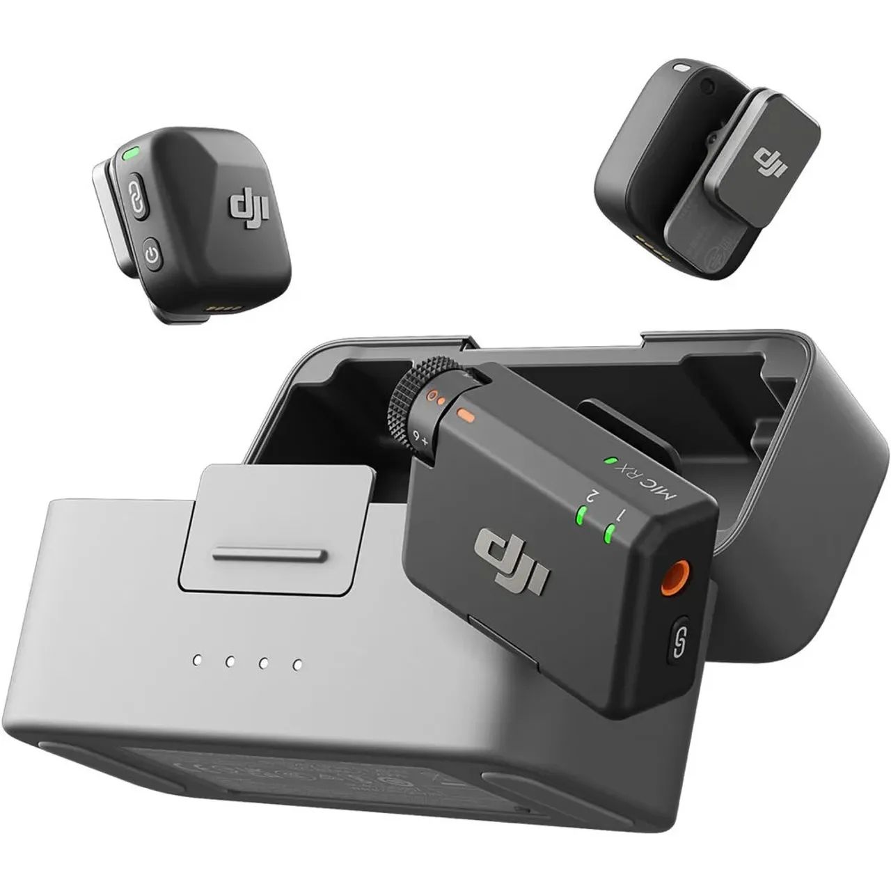 Dji Mic Mini (2 Tx + 1 Rx ) + Charging Case + acessórios. 