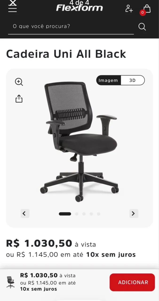 Cadeira Flexform - Foto 4