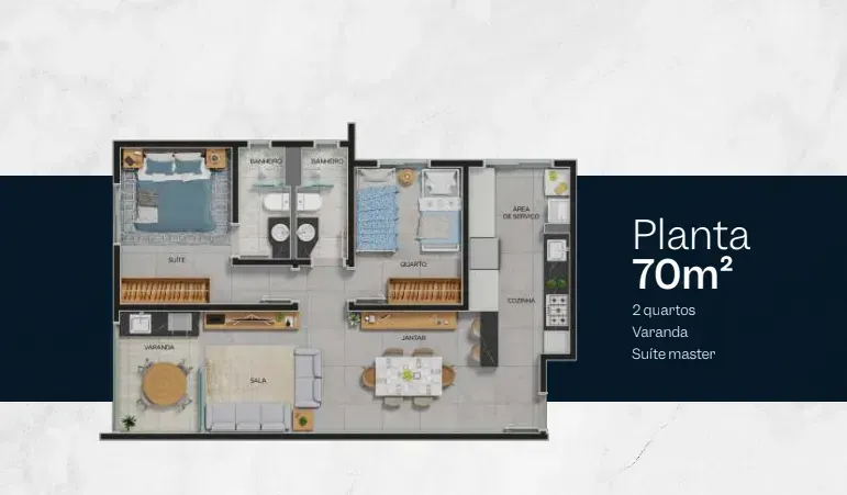 PLANTA 70m²