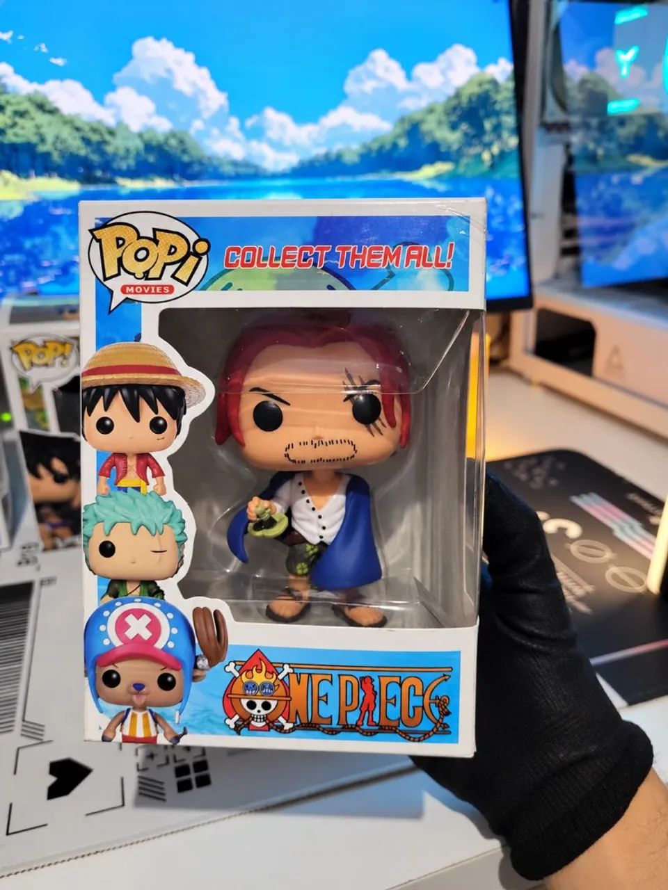 Boneco Shanks One Piece Estilo Pop Importado + Brinde - Foto 2