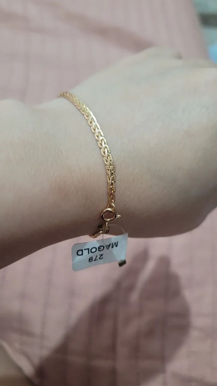 Pulseira Semi jóia Magold - Foto 2