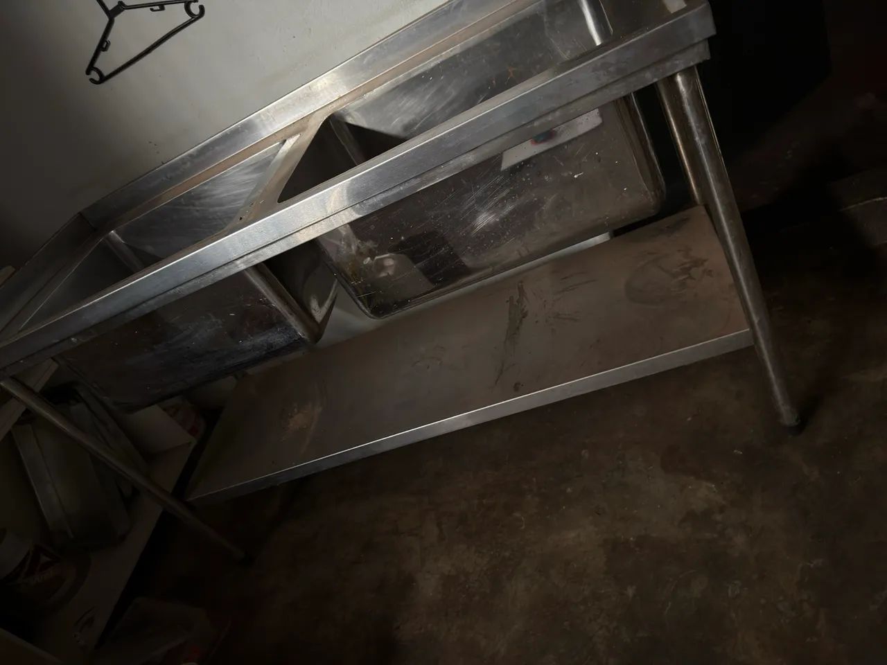 Bancada industrial inox duas cubas  - Foto 4