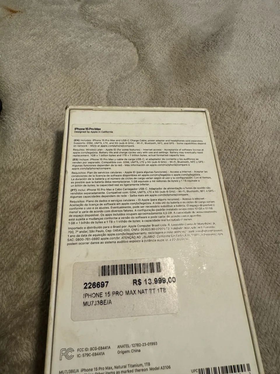 iPhone 15 pro Max- retirada peças  - Foto 4