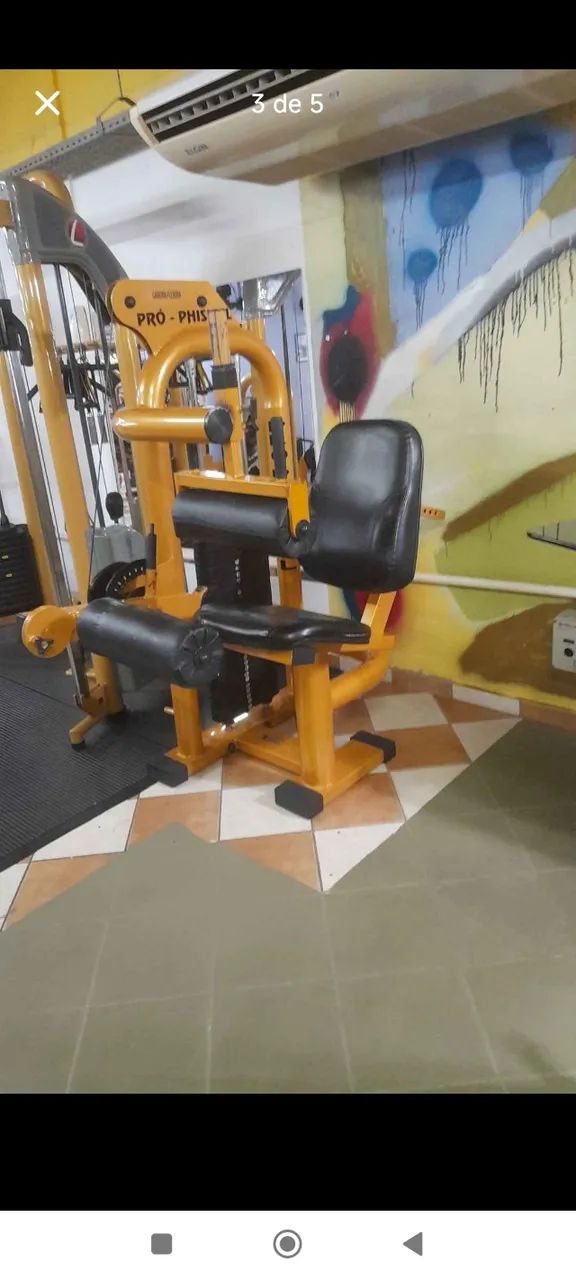 Cadeira Flexora / Extensora Pro-Phisical com torre de 150 kg de carga