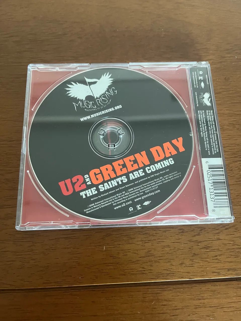 U2 & Green Day - The Saints Are Coming - Cd Single - Foto 3