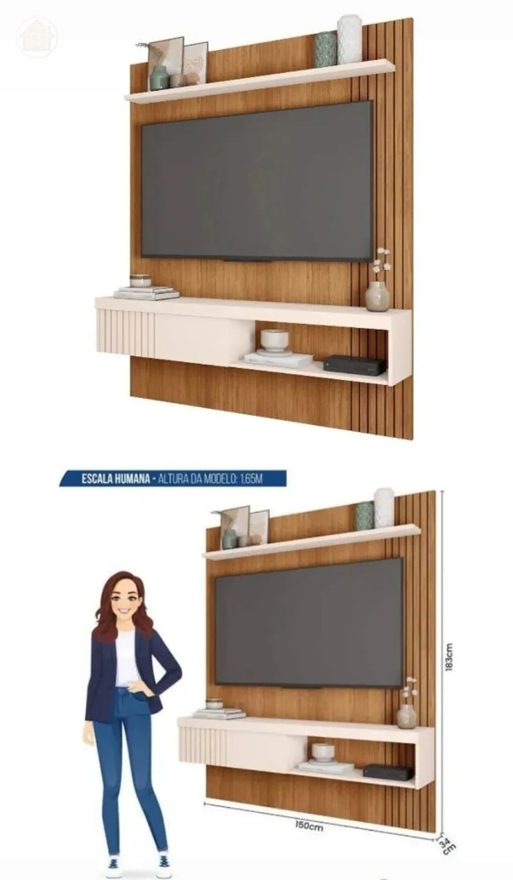 Painel de tv grande 