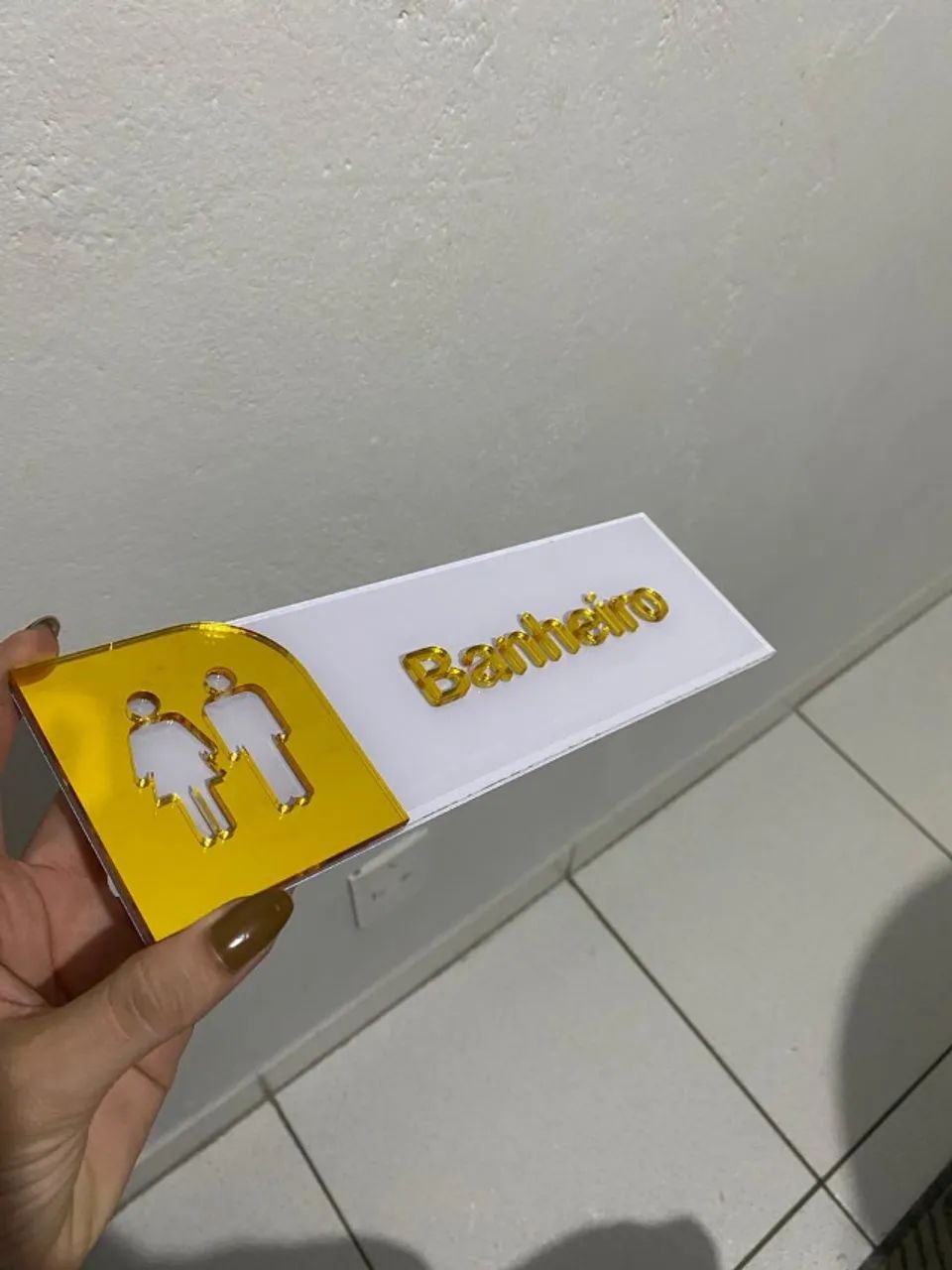 Placa em acrílico para setores - Foto 4