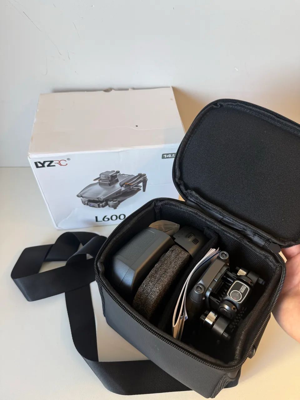 Drone L600 Pro 4K GPS com Câmera Dupla e Retorno Automático - NOVO - Foto 4