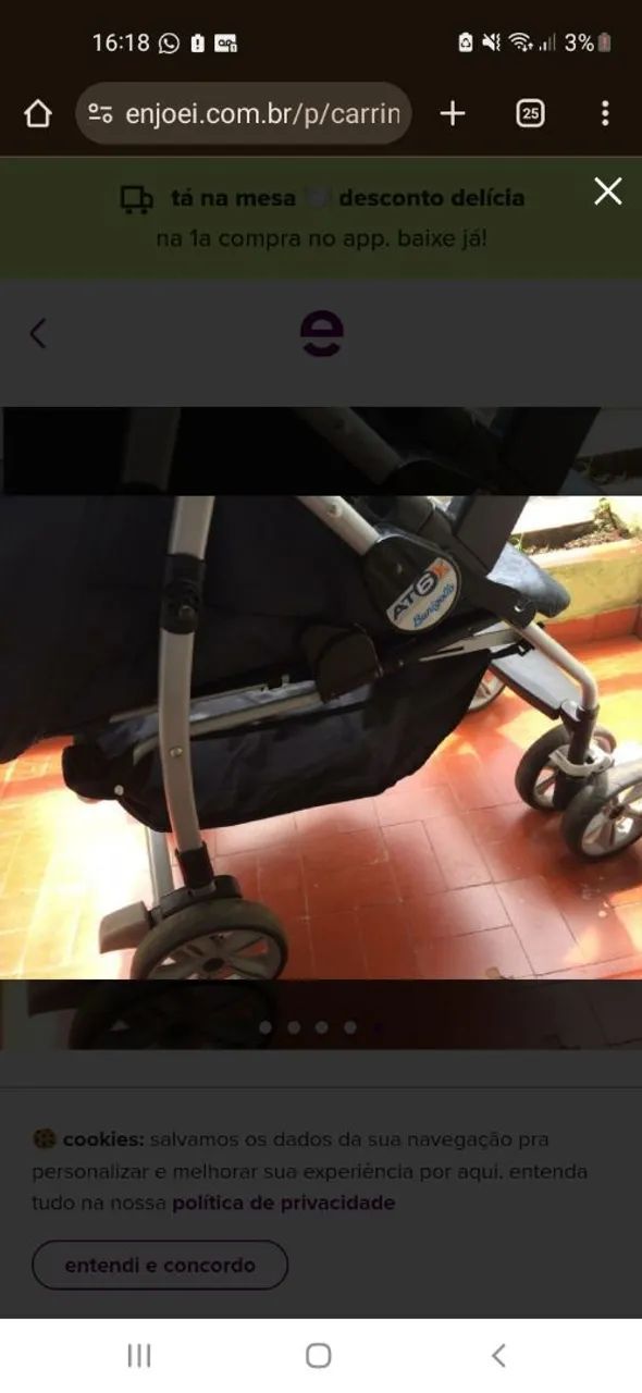 Carrinho de bebê  - Foto 3