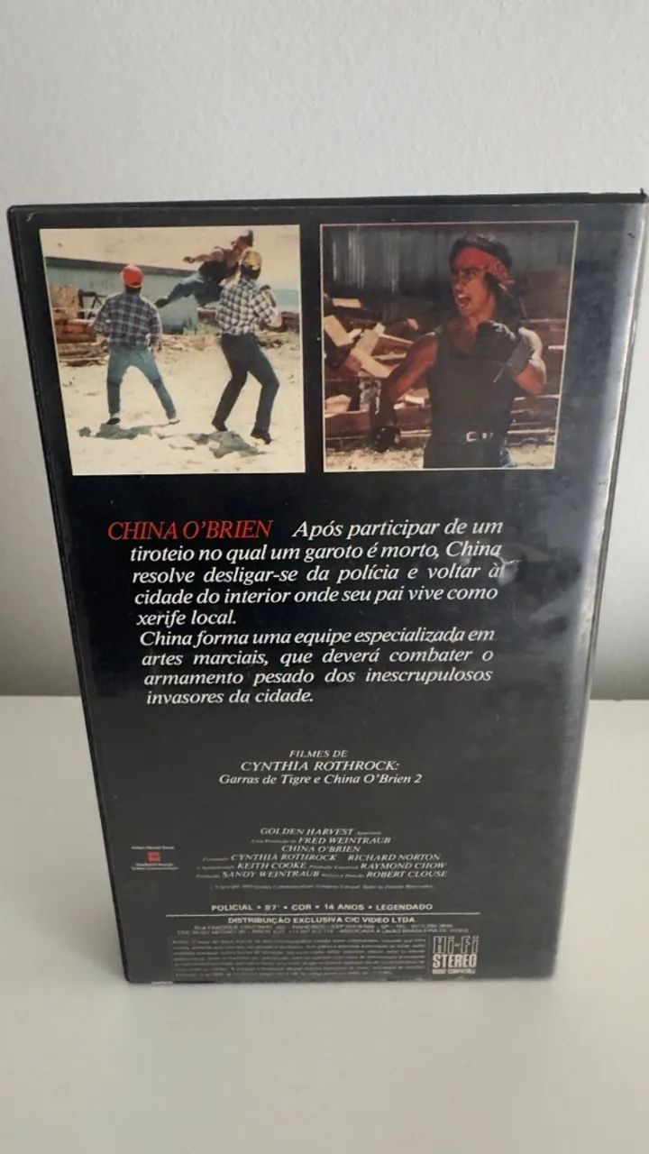 VHS China O'Brien - Uma Kickboxer a Serviço da Lei - Foto 2