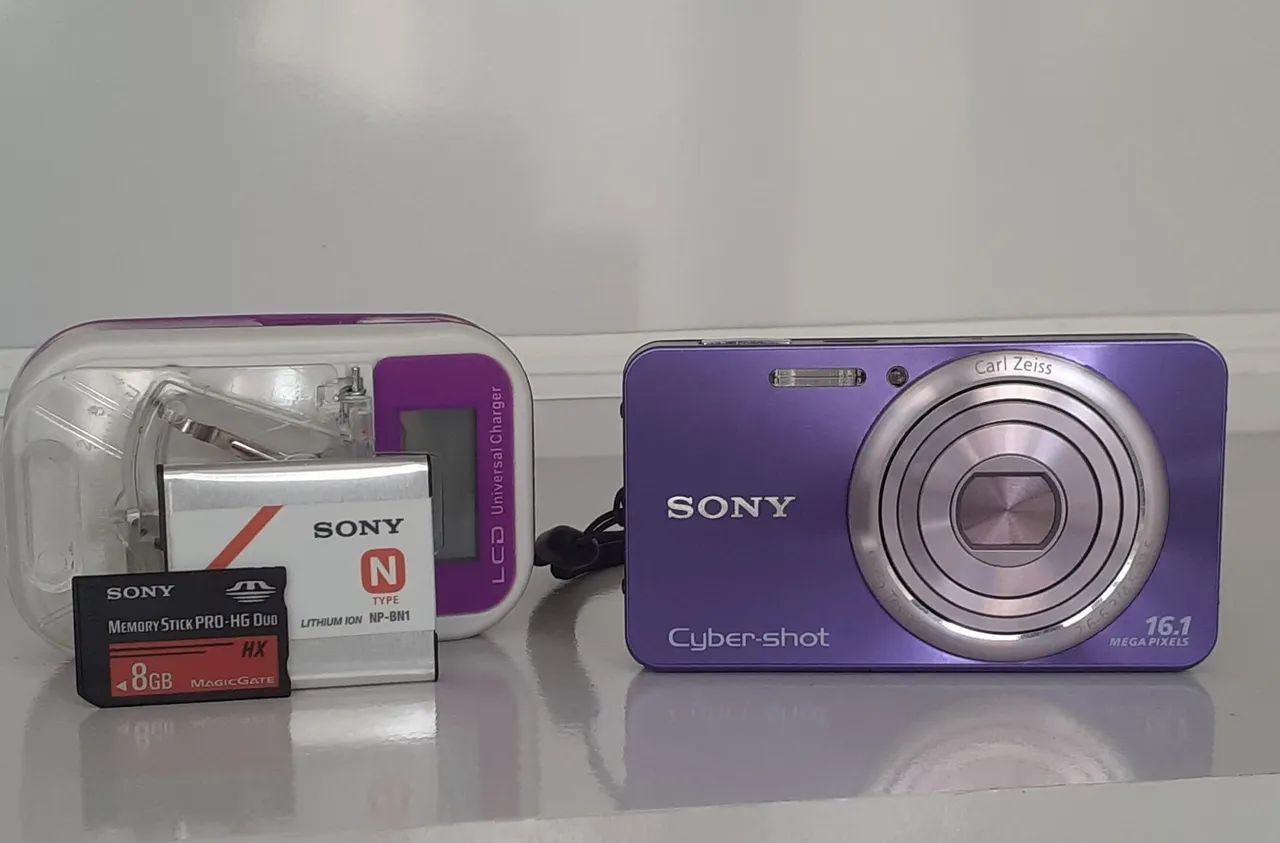 Camera digital Sony Cyber-shot DSC W570 - 16.1MP COMPLETA E