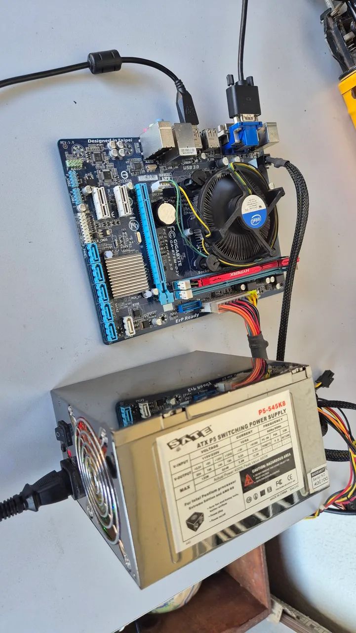 Kit placa mae, i5 3470, 8gb ddr3, fonte - Foto 3