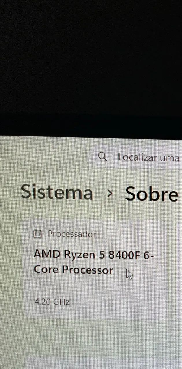 CPU Ryzen 5 8400F , Zerada só 2 meses de uso 