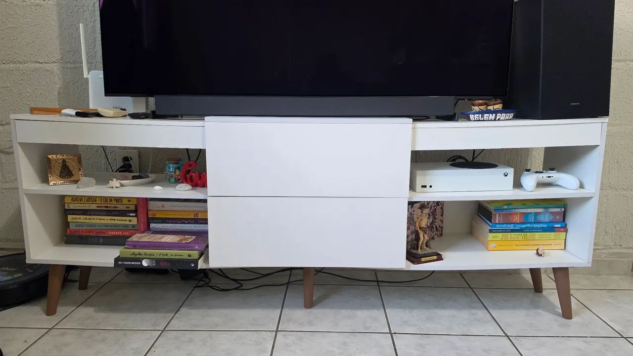 Rack branco para TV - Foto 2