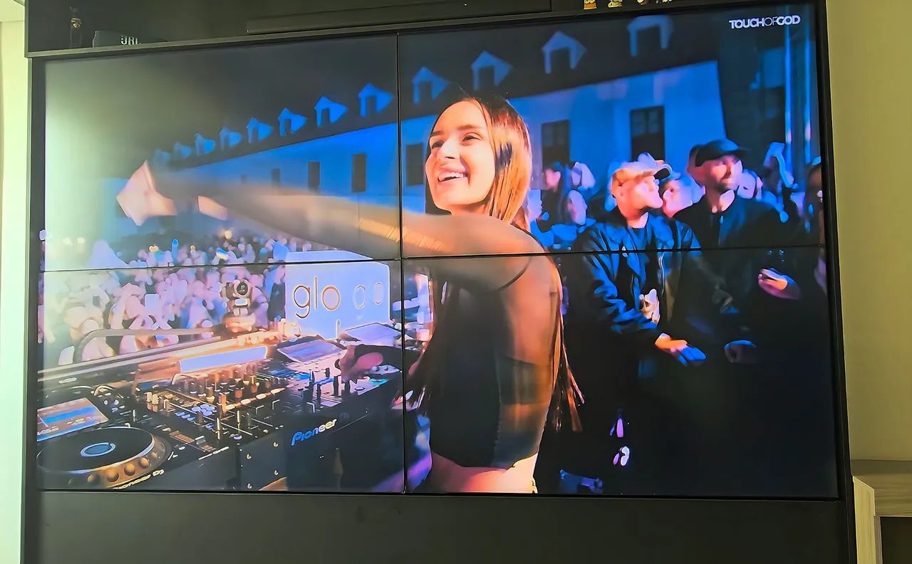Tela painel de cinema 110 polegadas