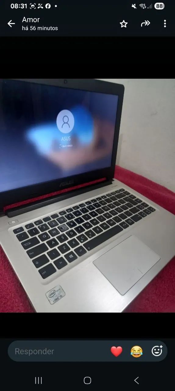 Notebook  asus lindo i5 8gb Ssd garantia  - Foto 5